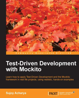 Sujoy Acharya - Test-Driven Development with Mockito