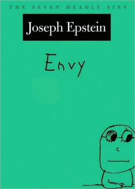 Joseph Epstein - Envy: The Seven Deadly Sins
