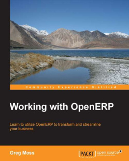 Gregory R. Moss - Working with OpenERP