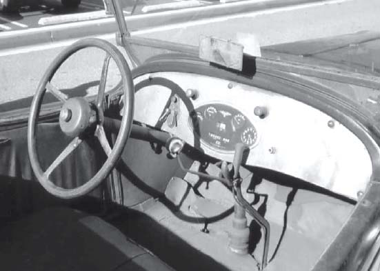 The Duesenberg retains its original instruments but the panel behind them was - photo 5