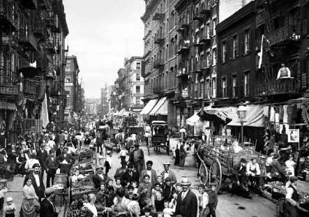 Mulberry Street 1900 Detroit Publishing Company Library of Congress - photo 2