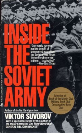 Viktor Suvorov Inside The Soviet Army