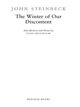 John Steinbeck The Winter of Our Discontent (Penguin Classics)