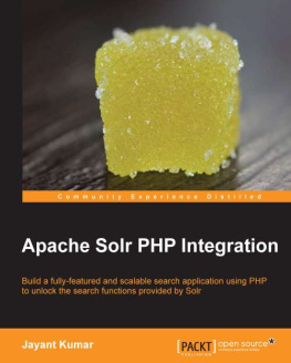 Jayant Kumar - Apache Solr PHP Integration