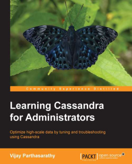 Vijay Parthasarathy Learning Cassandra for Administrators