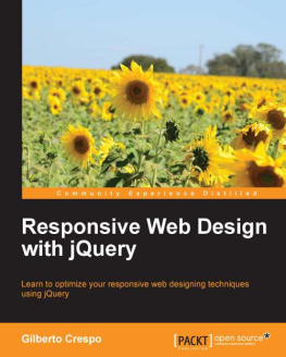 Gilberto Crespo - Responsive Web Design with jQuery