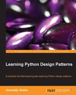 Gennadiy Zlobin - Learning Python Design Patterns