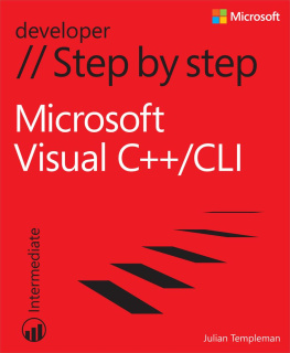 Julian Templeman - Microsoft Visual C++/CLI Step by Step