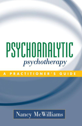 Nancy McWilliams - Psychoanalytic Psychotherapy: A Practitioners Guide