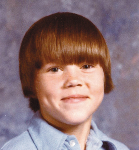 Me around first or second grade I had just learned how to use a comb and was - photo 3