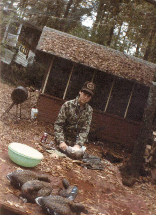 Me out by the cook shack in front of Phils place We actually cooked things out - photo 11