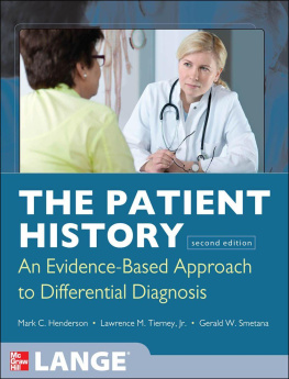 Mark Henderson - The Patient History: Evidence-Based Approach