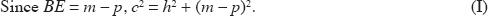 However by applying the Pythagorean theorem to triangle ADE we have AD2 AE2 - photo 14