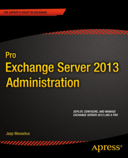 Jaap Wesselius - Pro Exchange Server 2013 Administration