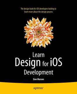 Sian Morson Learn Design for iOS Development
