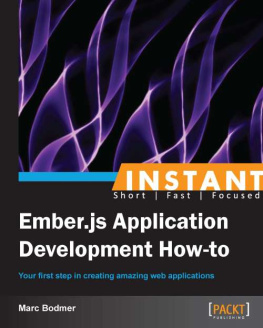 Marc Bodmer - Instant Ember.js Application Development How-to