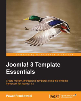 Pawel Frankowski Joomla! 3 Template Essentials