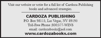 ABOUT THE AUTHOR Avery Cardoza is the foremost gambling authority in the world - photo 3