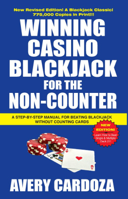 Avery Cardoza - Winning Casino Blackjack for the Non-Counter