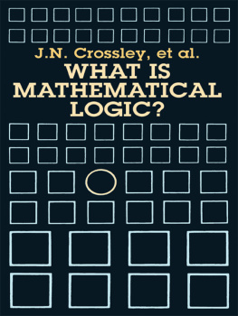 C. J. Ash - What is Mathematical Logic?