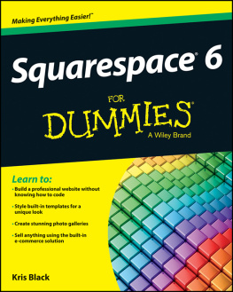 Kris Black - Squarespace 6 For Dummies