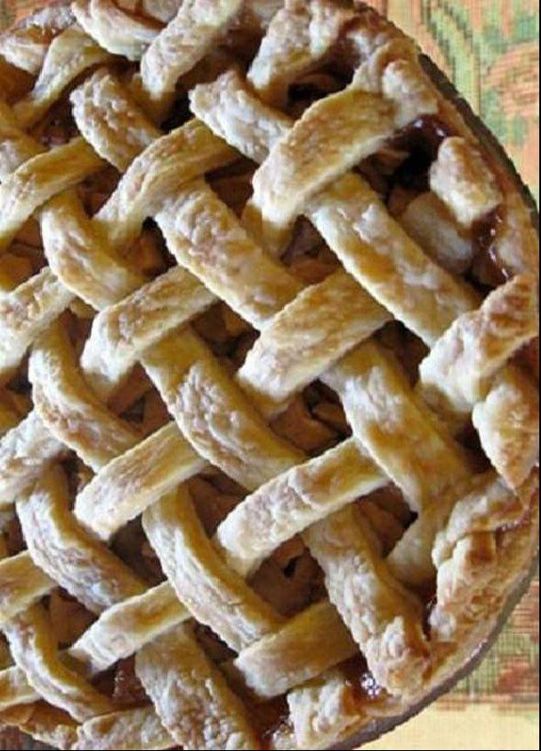 Dutch Apple Pie With Lattice Top 1 box of pillsbury ready made pie crust 6 - photo 1