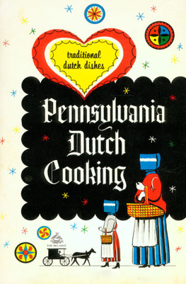 Josh Verbae - Pennsylvania Dutch Cooking
