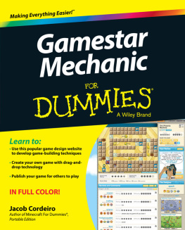 Jacob Cordeiro Gamestar Mechanic For Dummies