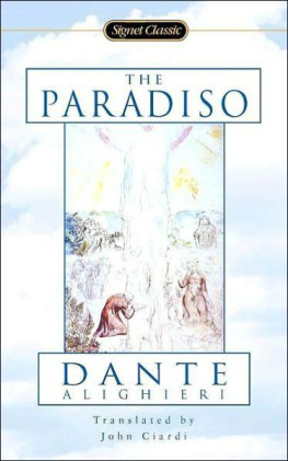 Dante Alighieri The divine comedy - The Paradiso (ciardi)