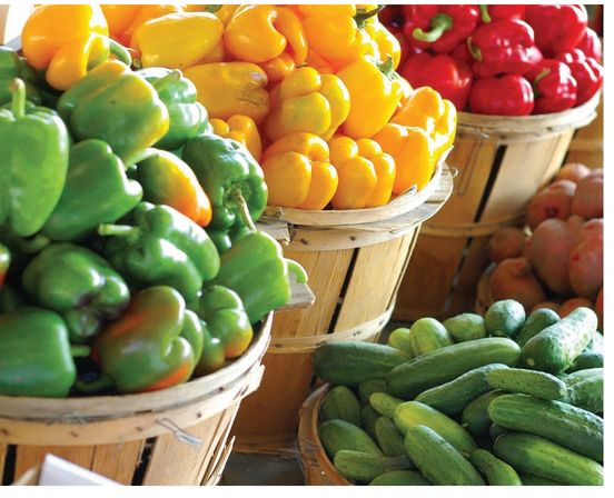 Talk about local color Beautiful local produce adorns farmers markets across - photo 4