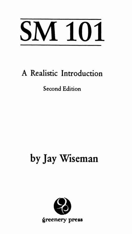 1996 by Jay J Wiseman All rights reserved First edition published - photo 1