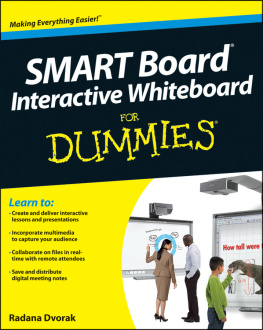 Radana Dvorak SMART Board Interactive Whiteboard For Dummies