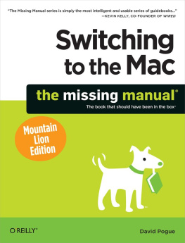 David Pogue - Switching to the Mac: The Missing Manual, Mountain Lion Edition