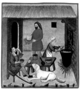 This medieval miniature shows Ricotta being made The earliest encyclopedic - photo 15