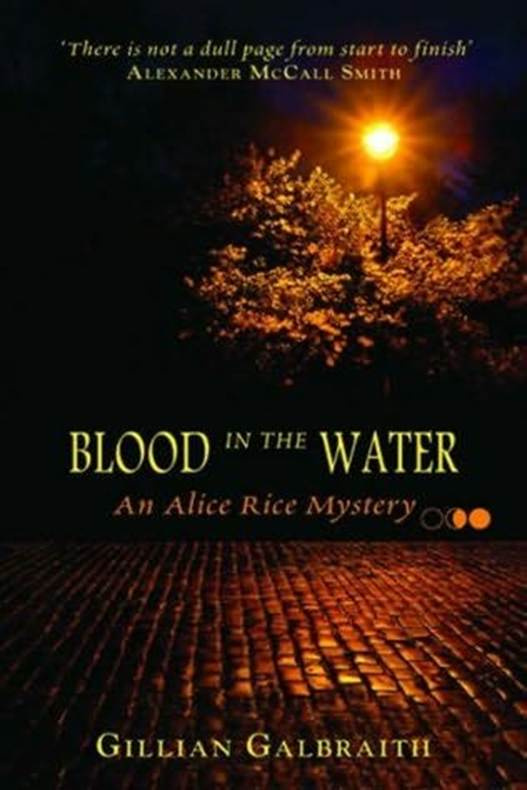 Gillian Galbraith Blood In The Water The first book in the Alice Rice Mystery - photo 1