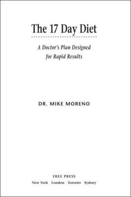 Dr. Mike Moreno - The 17 Day Diet