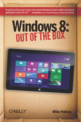 Mike Halsey Windows 8: Out of the Box