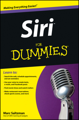 Marc Saltzman Siri For Dummies