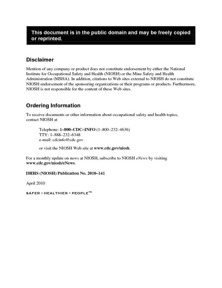 Guidelines for the Control and Monitoring of Methane Gas on Continuous Mining Operations - photo 2