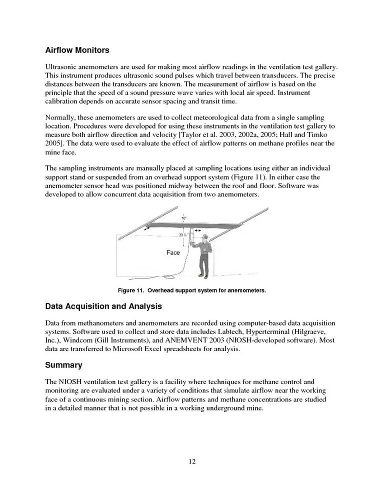 Guidelines for the Control and Monitoring of Methane Gas on Continuous Mining Operations - photo 20