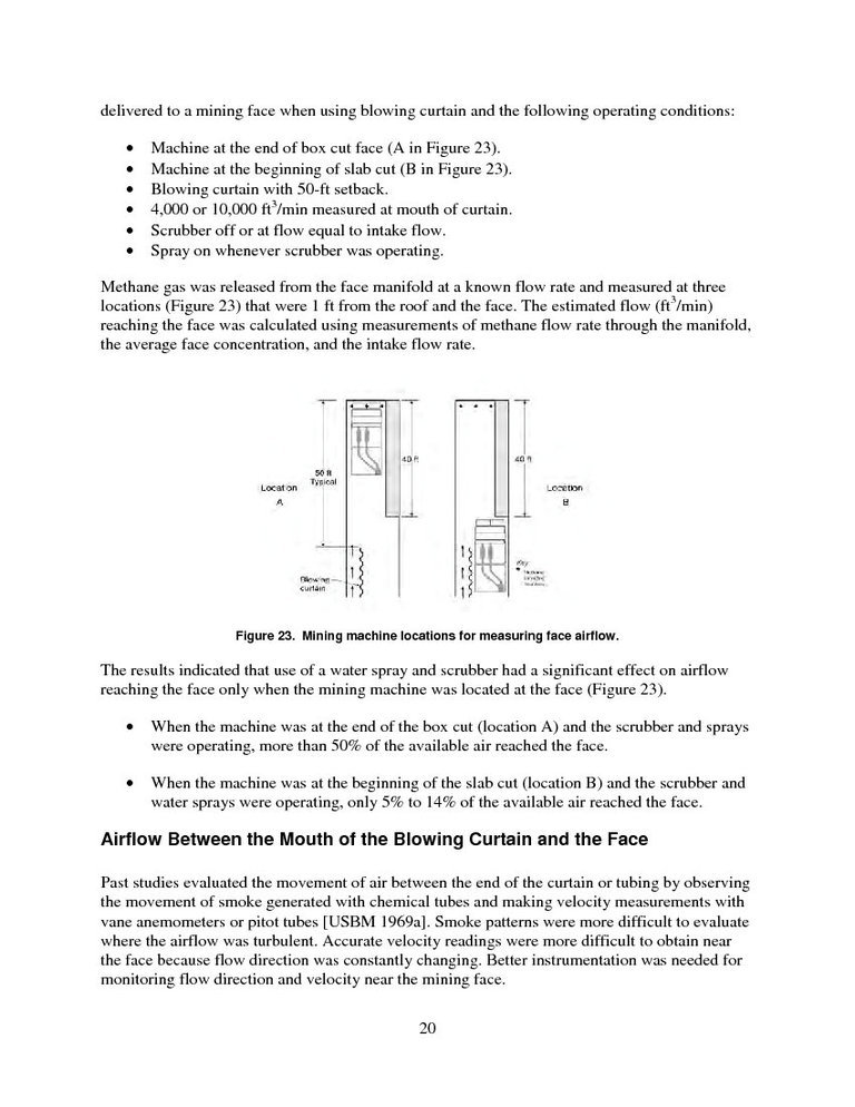 Guidelines for the Control and Monitoring of Methane Gas on Continuous Mining Operations - photo 28