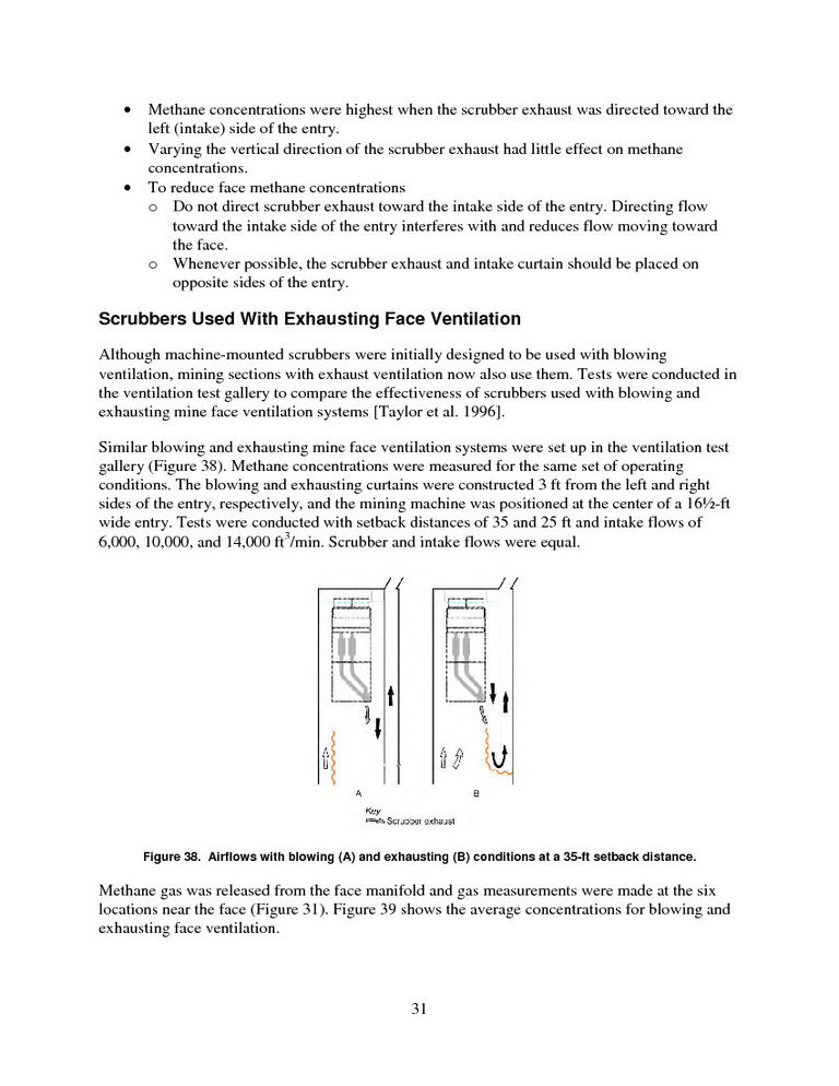 Guidelines for the Control and Monitoring of Methane Gas on Continuous Mining Operations - photo 39