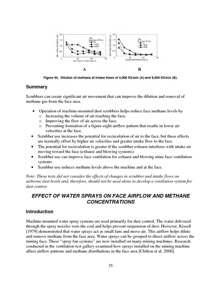 Guidelines for the Control and Monitoring of Methane Gas on Continuous Mining Operations - photo 43