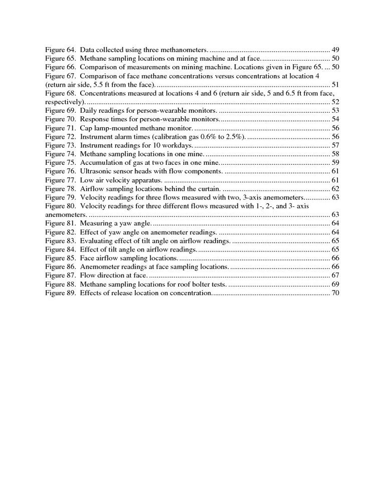 Guidelines for the Control and Monitoring of Methane Gas on Continuous Mining Operations - photo 7