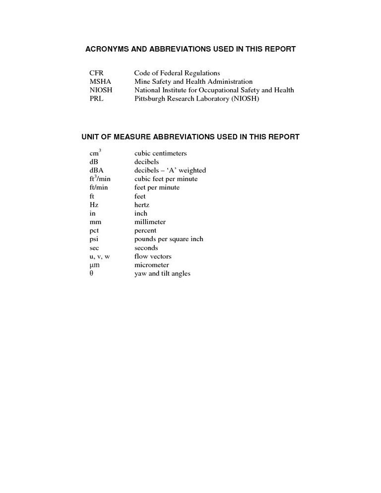 Guidelines for the Control and Monitoring of Methane Gas on Continuous Mining Operations - photo 8