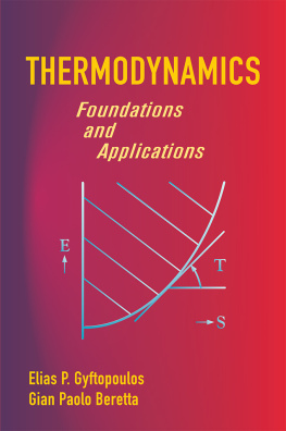 Elias P. Gyftopoulos - Thermodynamics: Foundations and Applications