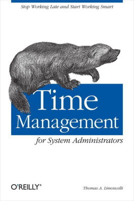 Tom Limoncelli The art of time management for system administrators