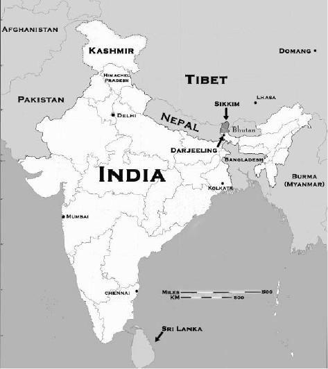 Map 1 South Asia map showing the main areas where the story takes place - photo 6