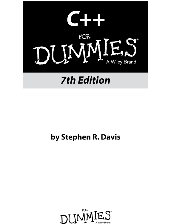 C For Dummies 7th Edition Published by John Wiley Sons Inc 111 River - photo 1