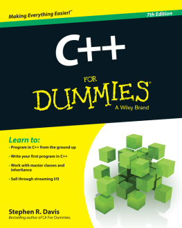 Stephen R. Davis - C++ For Dummies